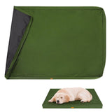 Tivray Waterproof Dog Bed Cover Replacement Dogs Beds Covers with 3-Sided Continuous and Smooth Zipper Washable Removable Pet Bed Mattress Protector Cover 36x27x3 inch - L Cover Only
