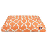 Peach Trellis Medium Rectangle Indoor Outdoor Pet Dog Bed With Removable Washable Cover By Majestic Pet Products