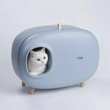 Makesure Cat Litter Box Fully Enclosed Cat Toilet Pet Supplies High-value Cat Toilet Automatic Self-cleaning Litter Box
