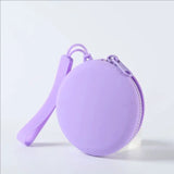 1Pc Silicone Pet Treat Pouch Portable Travel Training Bag Round Silicone Snack Bag for Dogs and Cats Pet Accessories