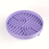 Silicone Dog Bowl Slow Feeder with Suction Cup Slow Feeding Pad Dog Licking Pad Anxiety-relieving Utensils Pet Supplies Bowls