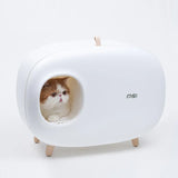 Makesure Cat Litter Box Fully Enclosed Cat Toilet Pet Supplies High-value Cat Toilet Automatic Self-cleaning Litter Box