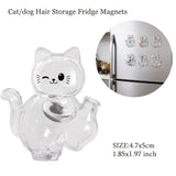 Transparent Dog Hair Storage Pendant Dog Hair Collector Keychain Pet Hair Memorial Bottle for Pet Lovers DIY Memorial Keychain