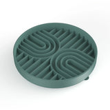 Silicone Dog Bowl Slow Feeder with Suction Cup Slow Feeding Pad Dog Licking Pad Anxiety-relieving Utensils Pet Supplies Bowls