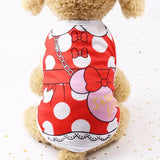 Pet Dog Clothes Cartoon Clothing Puppy Dogs Soft Vests Summer Shirt Casual T-Shirt for Small Pet Supplies