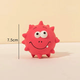 Cute Cartoon Big-Eyed Dog Sound Dog Toy Eco-Friendly Latex Interactive Pet Toy Ball Fun To Relieve Boredom
