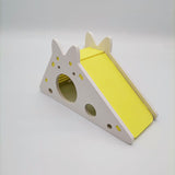 Wooden Slide House for Small Pets